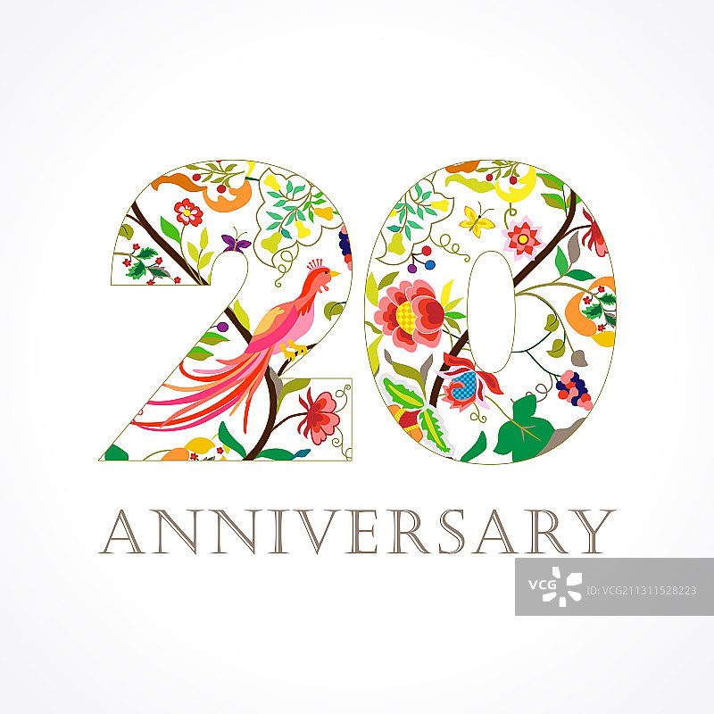 20周年民间Logo图片素材