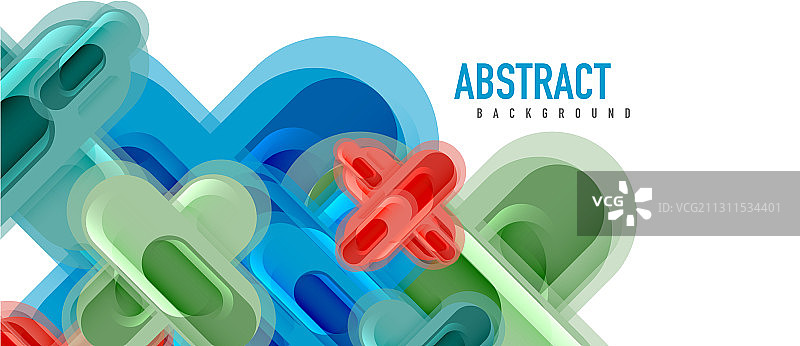 现代玻璃十字形抽象图片素材