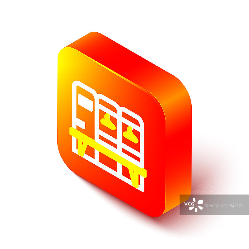 2.5D线条冰球更衣室储物柜图片素材