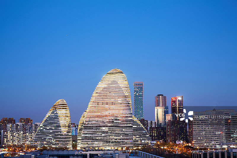 北京市望京商务区, SOHO图片素材