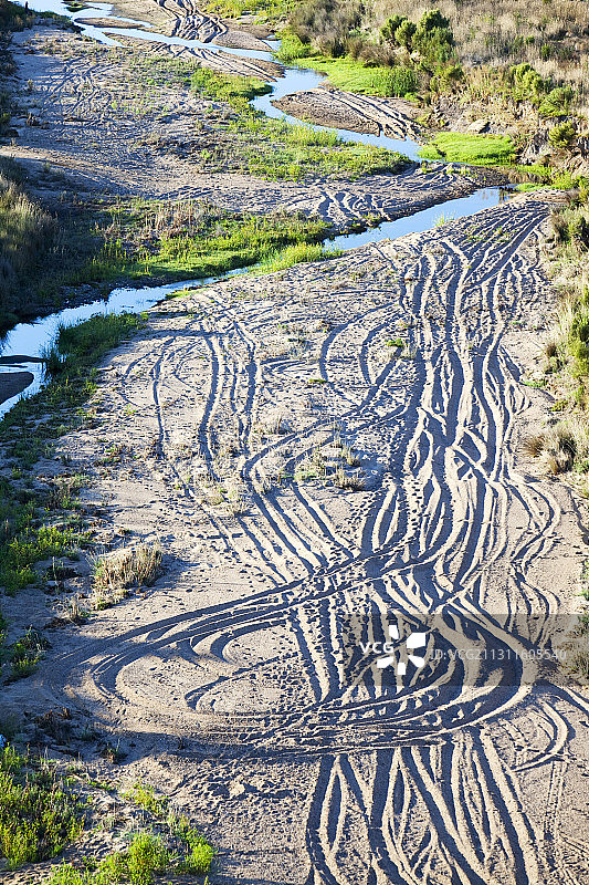 澳大利亚伊尔顿湖干旱景象图片素材