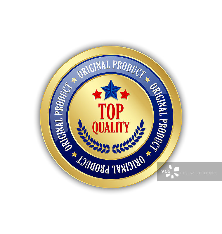 金色高品质原创产品徽章图片素材