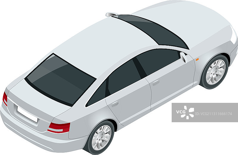 2.5D轿车模型图片素材