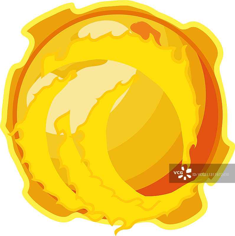 白色背景上的水星图片素材