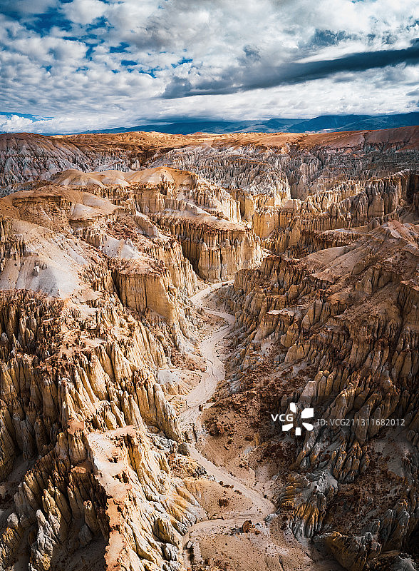 中国西藏阿里地区扎达土林霞义沟自然风光图片素材