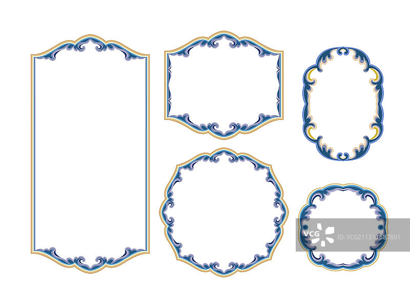 艺术装饰边框图案图片素材