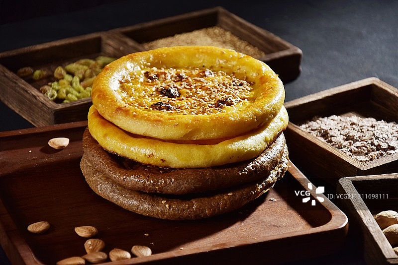 新疆特色风味烤馕图片素材