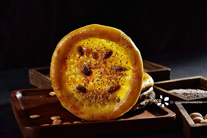 新疆特色食品烤馕图片素材