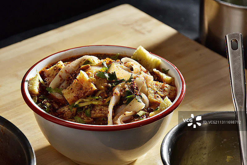 西北风味凉皮图片素材