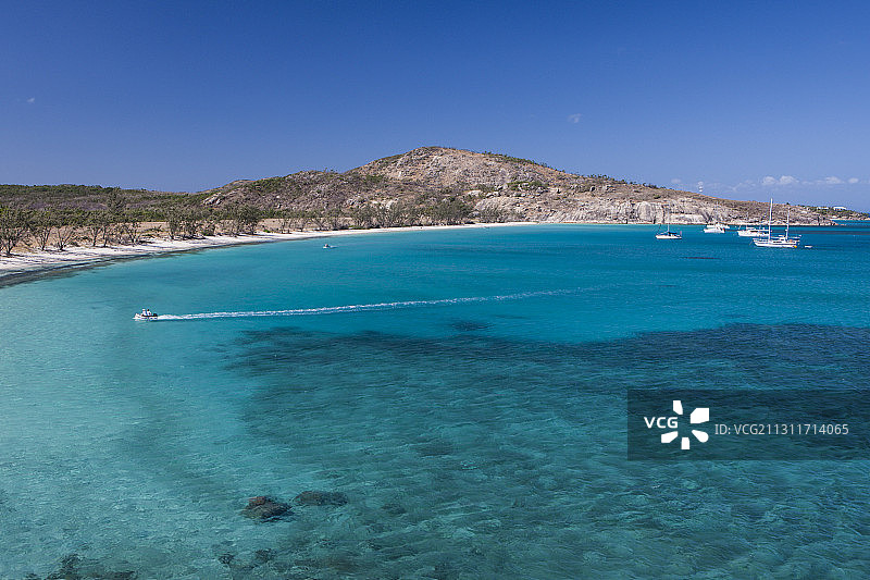 沃森湾蜥蜴岛，澳大利亚大堡礁图片素材