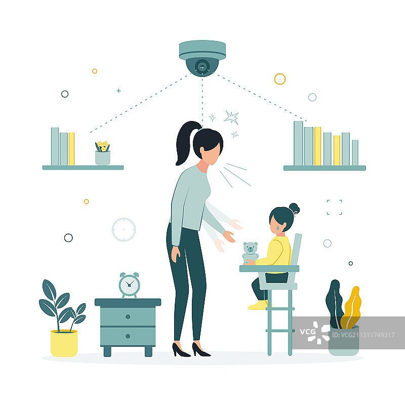 带摄像头的CCTV图片素材