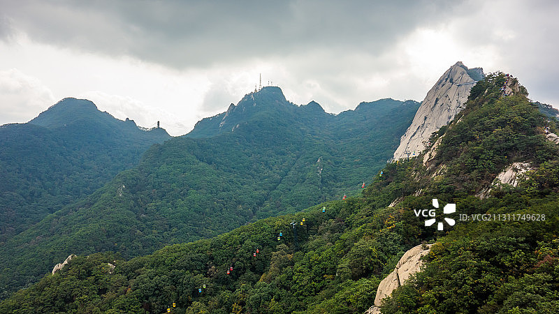 中国辽宁丹东凤凰山图片素材