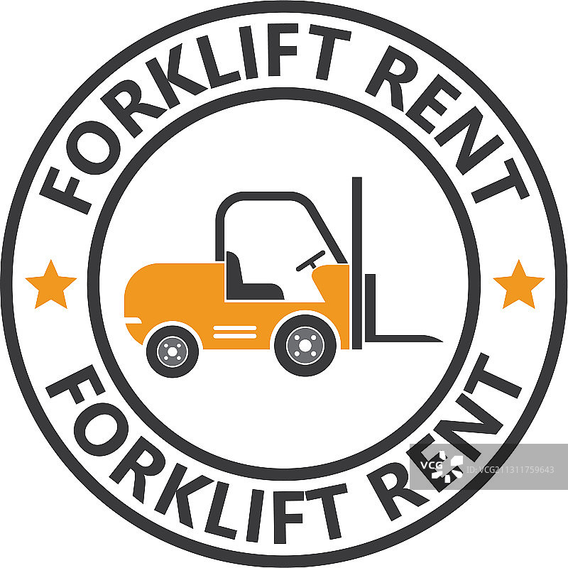 叉车图标设计图片素材