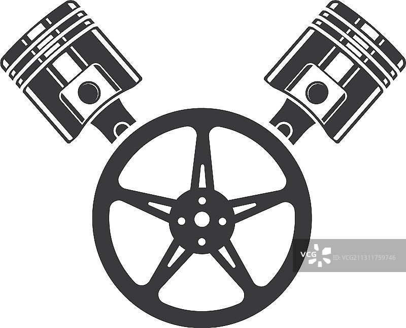 活塞图标设计图片素材