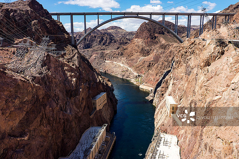 峡谷大桥图片素材