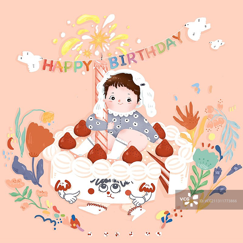 生日快乐图片素材