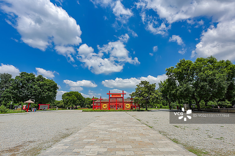 河南安阳殷墟博物苑图片素材