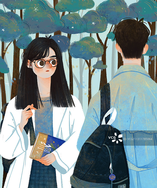 Blue恋人图片素材