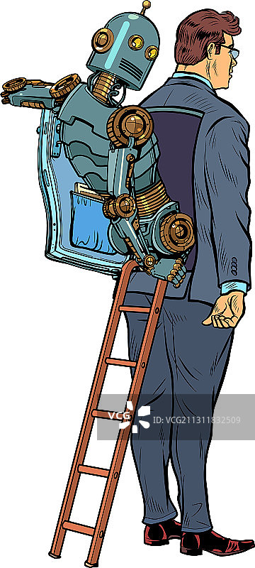 机器人伪装成人类图片素材