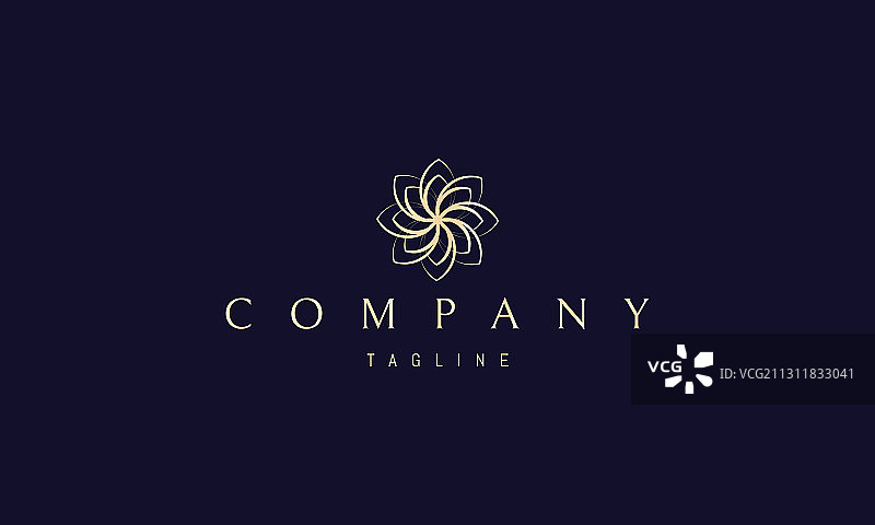 金色抽象图像标志图片素材