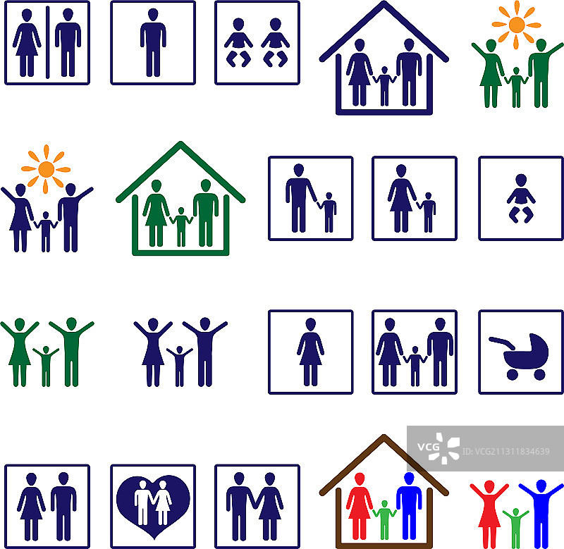 家庭图标图片素材