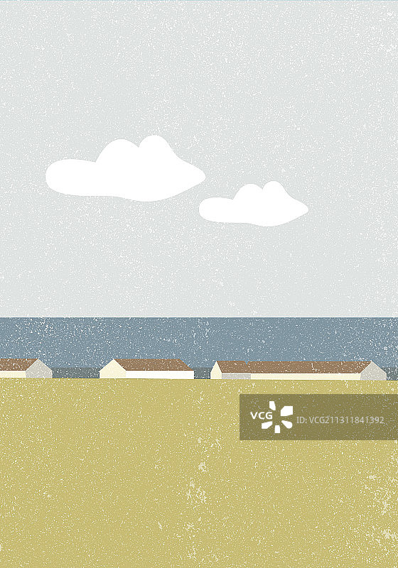 极简风格插画图片素材