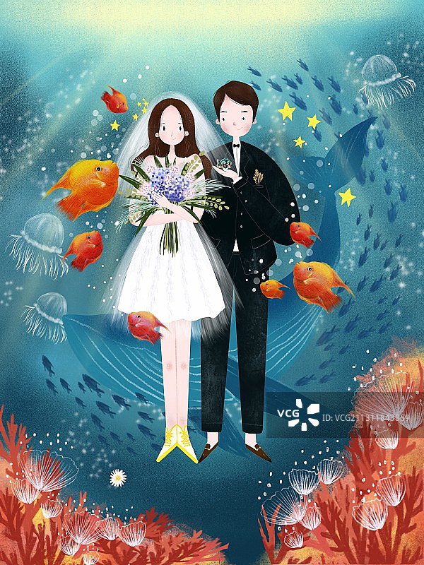 海底 约会图片素材