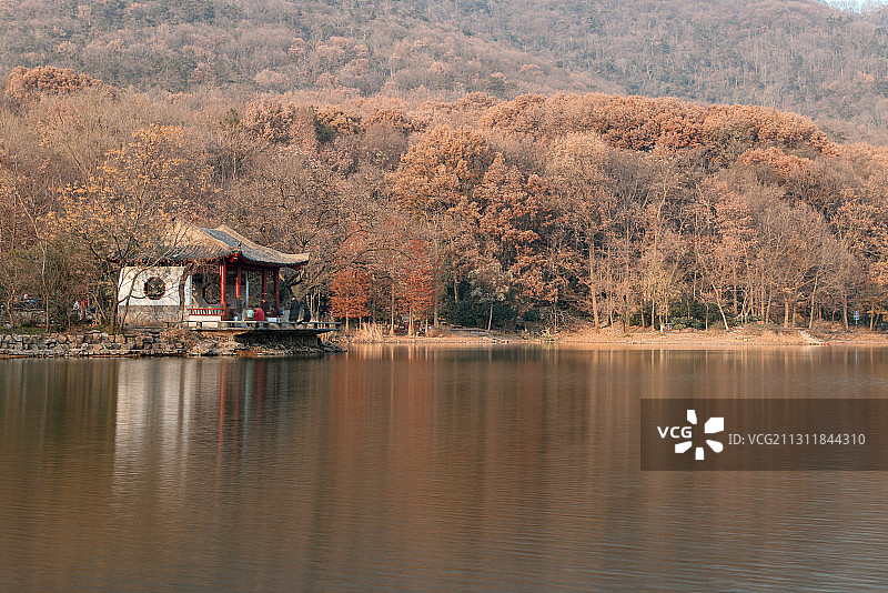 湖光山色图片素材