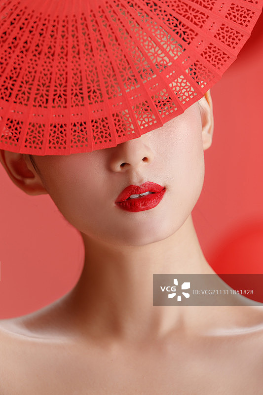 彩妆美女肖像图片素材