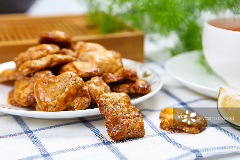 广东特产鸡仔饼图片素材