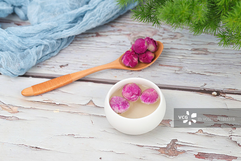 牡丹花茶图片素材