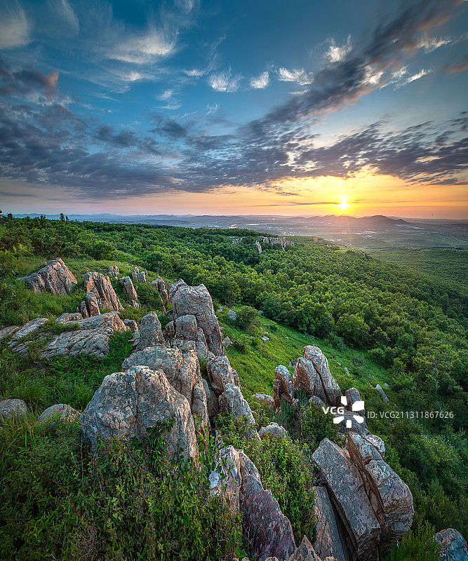 辽宁大连—瓦房店东屏山图片素材