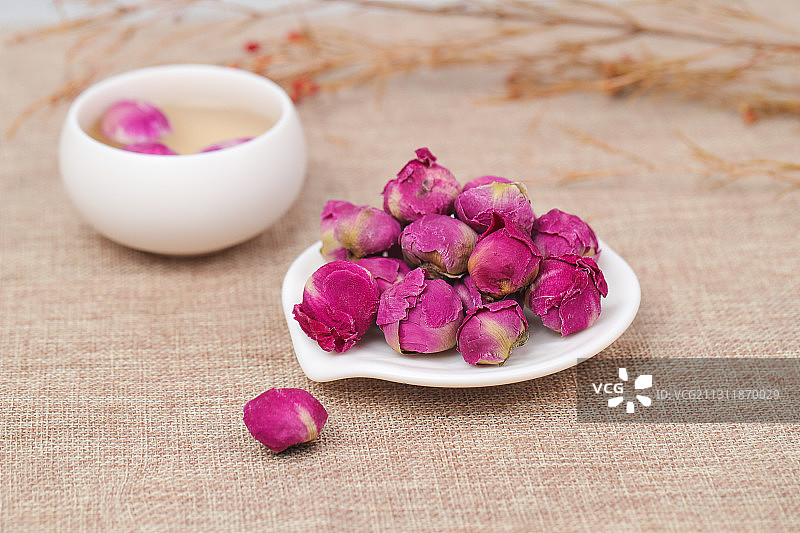 牡丹花茶图片素材