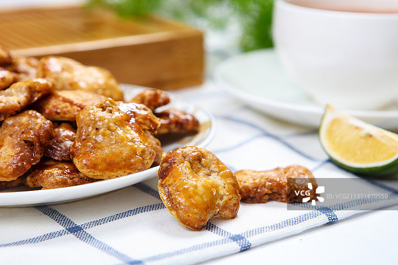 广东特产鸡仔饼图片素材