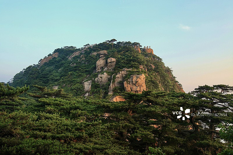 狮子峰晨曦图片素材