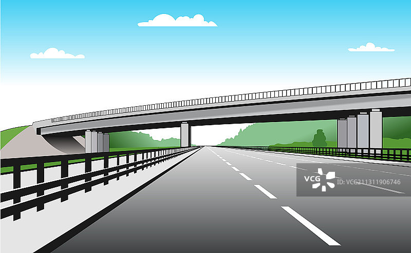 立交桥道路交叉口图片素材