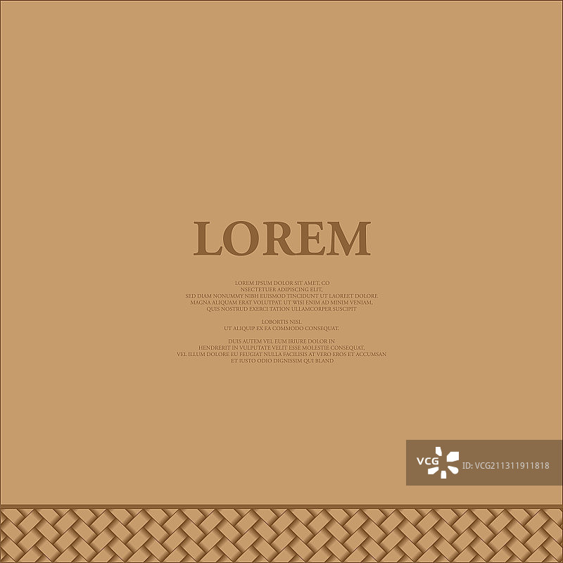 带有编织装饰和复制空间的布局设计图片素材