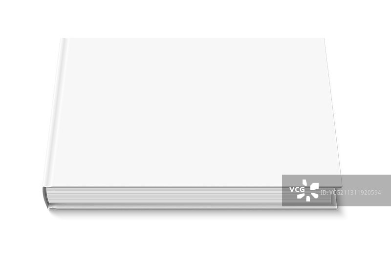 白色空白封面书本样机图片素材