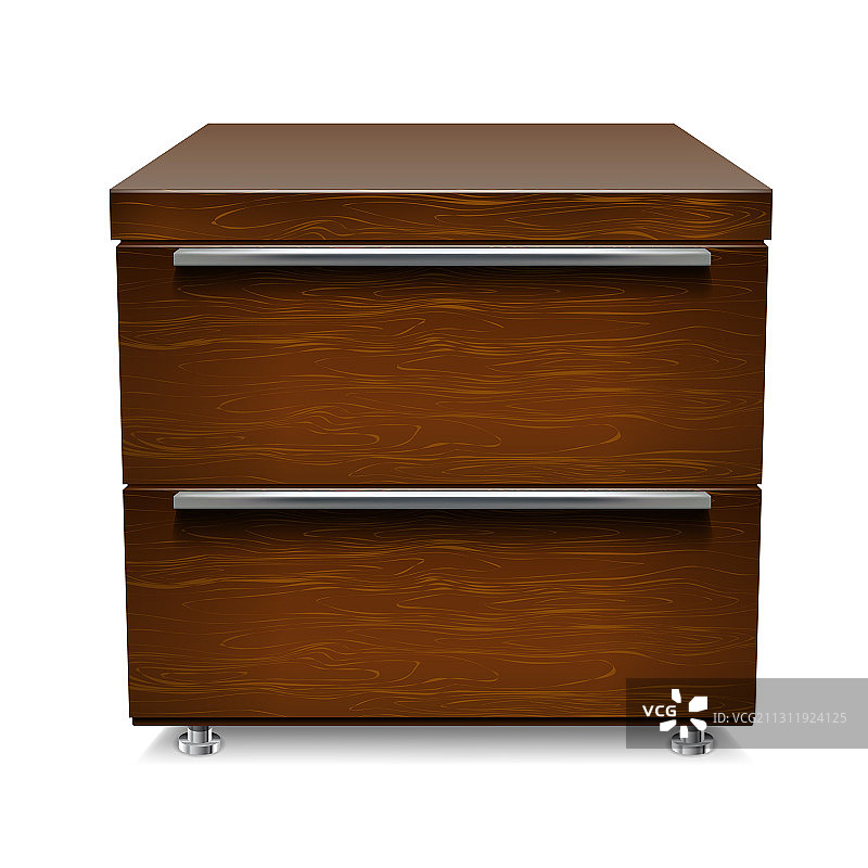 木制床头柜图片素材