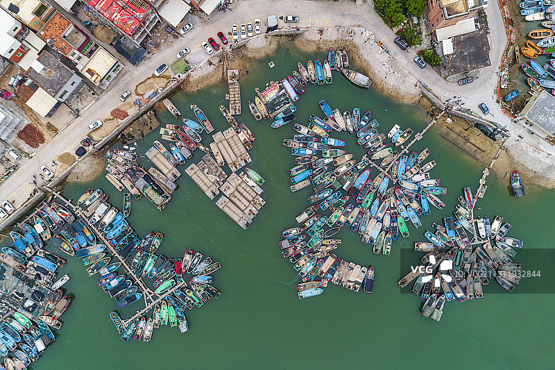 岛美避风坞图片素材