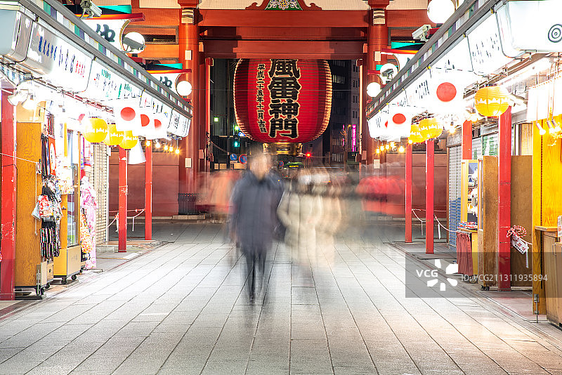 日本雷门浅草寺图片素材