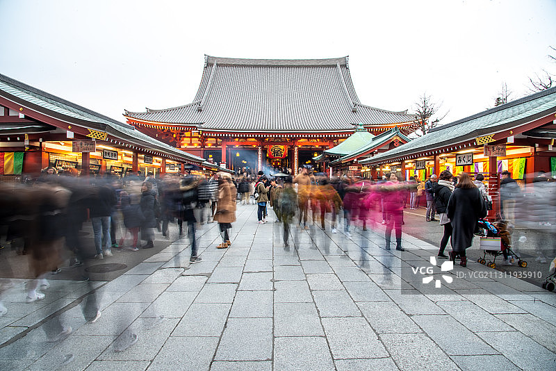 日本雷门浅草寺图片素材