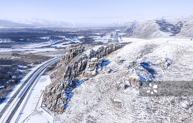 玫瑰峰，阿尔山玫瑰峰。图片素材