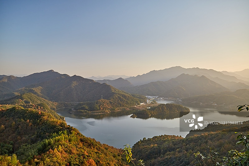 屋脊山 佛子岭水库图片素材