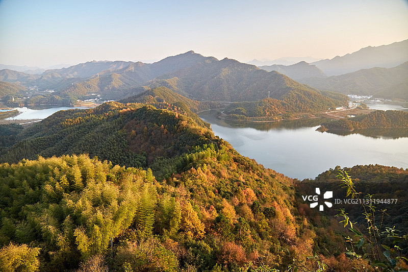 屋脊山 佛子岭水库图片素材