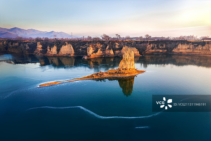 冬日即景（黎城县三联坝）图片素材