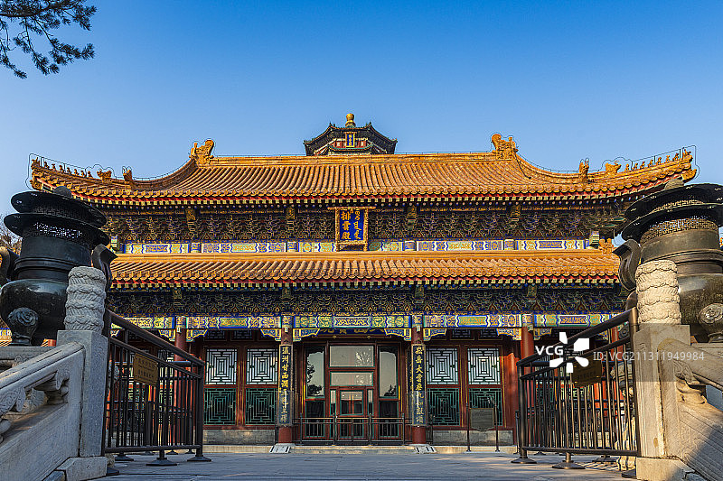 颐和园排云殿与佛香阁图片素材