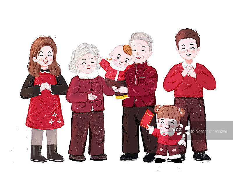 恭贺新春白色图片素材