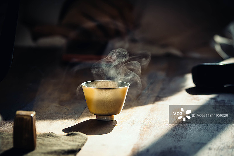 一杯暖茶图片素材