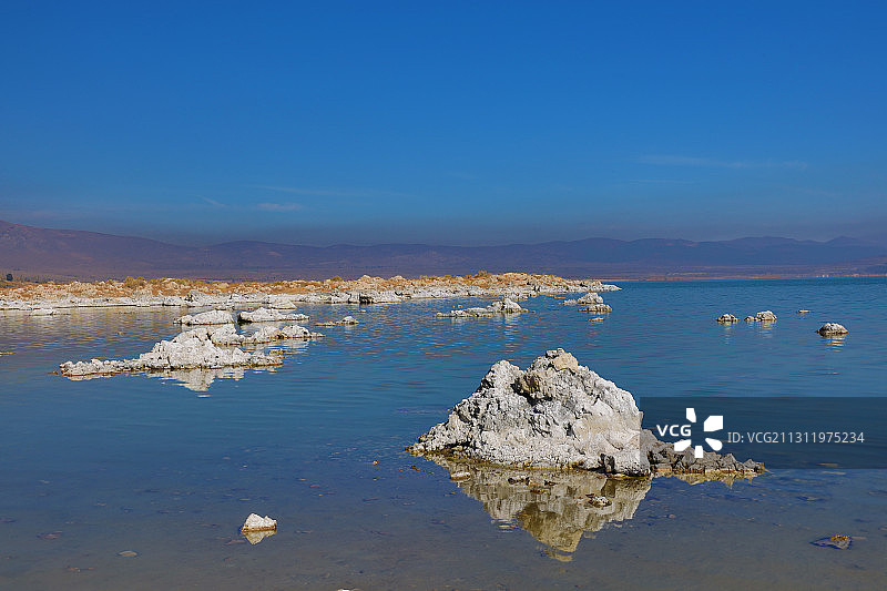 美国莫诺湖小径海景图片素材